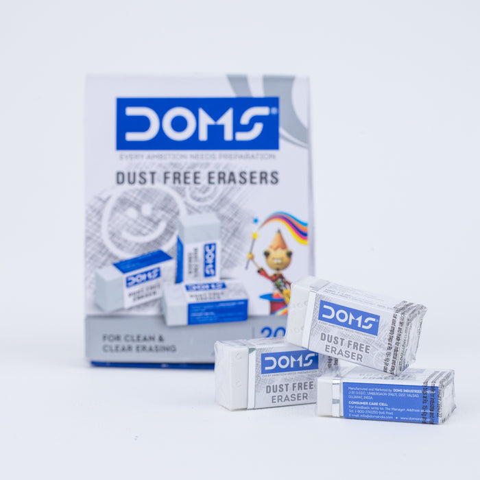 Doms Dust Free Erasers (Pack of 20)
