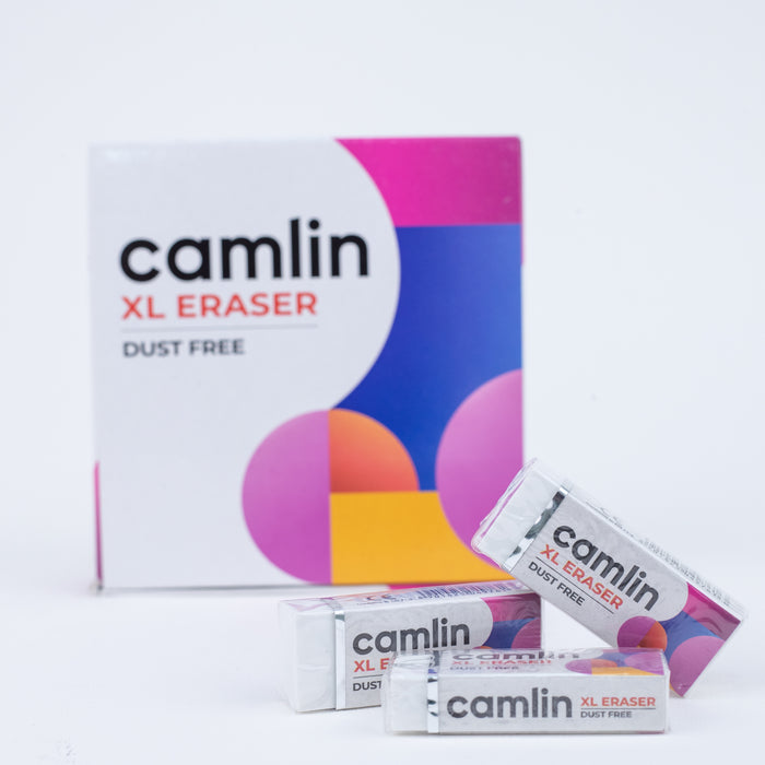 Camlin XL Eraser Dust Free Pack of 20