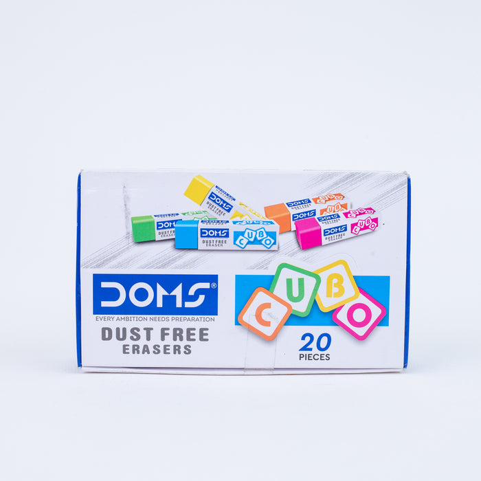 Doms Dust Free Cubo Eraser Set of 20