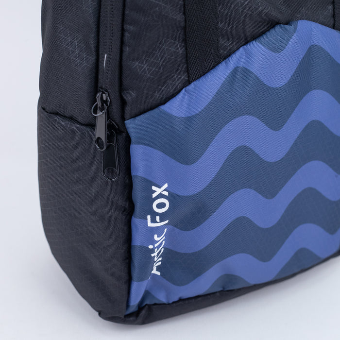 Arctic Fox Hexa Wave Print Lunch Bag - Dark Denim