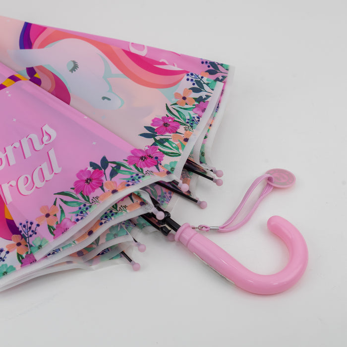 Umbrella For Kids (RST083) 50 Cm X 8K - Pastel Pink