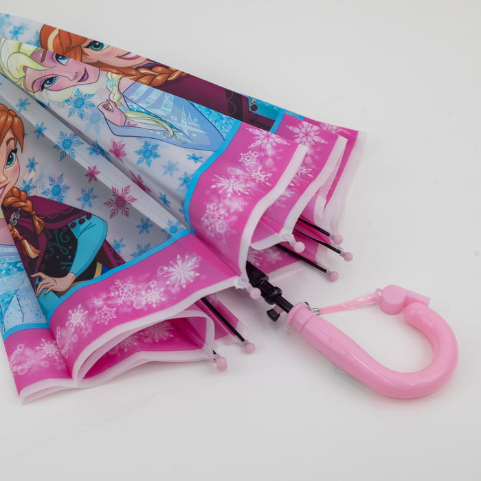 Frozen Design Umbrella For Kids (ART-502) 50 cm X 8K - Pastel Pink