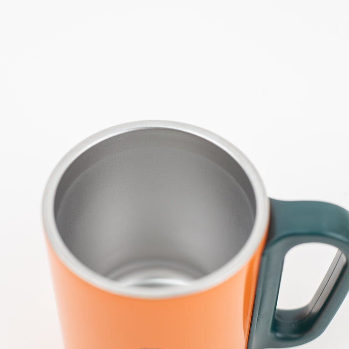 Dubblin - Polo Stainless Steel Unbreakable Tea Coffee Mug 220ml - Orange