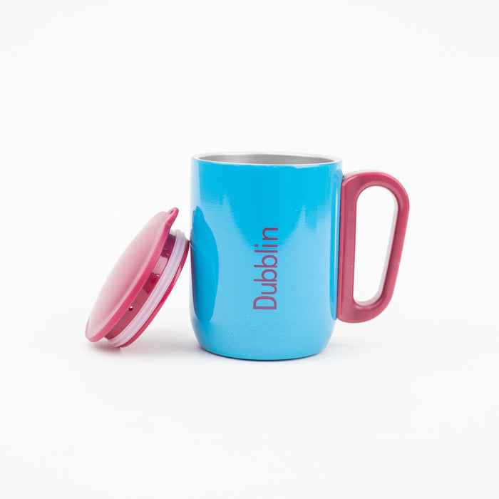 Dubblin - Polo Stainless Steel Unbreakable Tea Coffee Mug 220ml - Blue