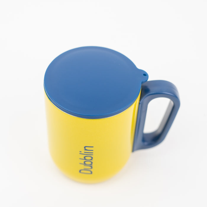 Dubblin - Polo Stainless Steel Unbreakable Tea Coffee Mug 220ml - Yellow