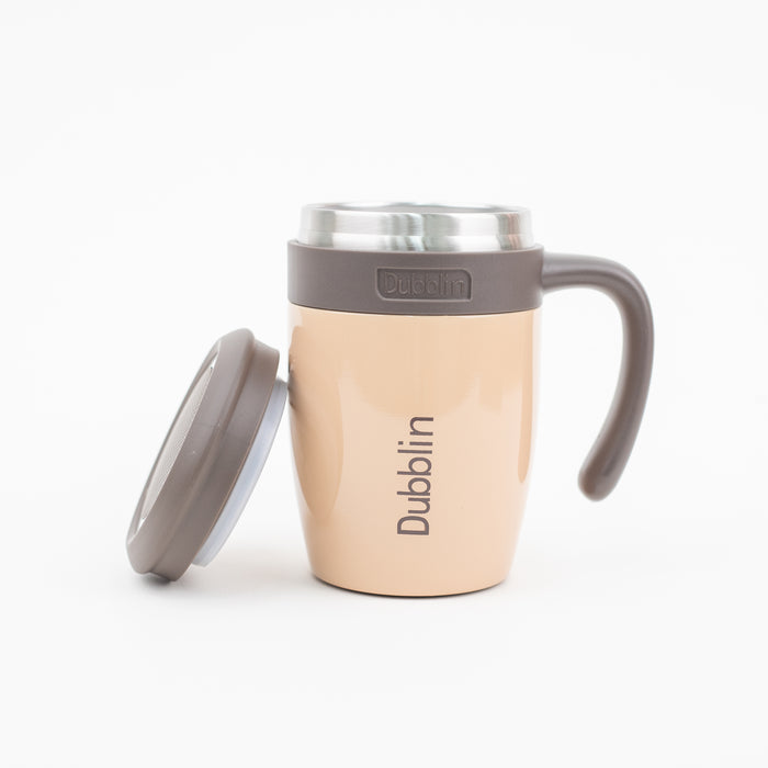 Dubblin Golf Stainless Steel Mug - Peach