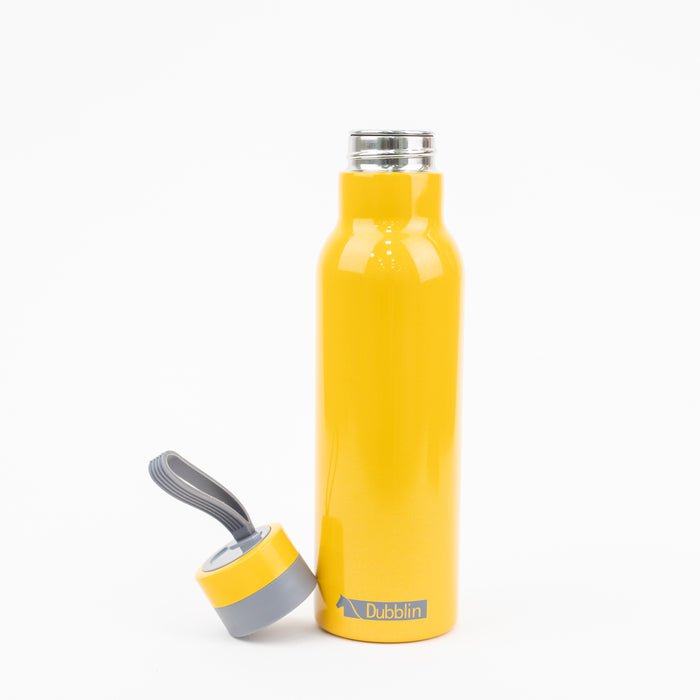 Dubblin - Jewel Single Wall Stainless Steel Water bottle 700 ml - Yellow
