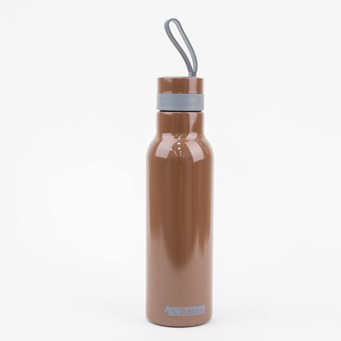 Dubblin - Jewel Single Wall Stainless Steel Water bottle 700 ml -Brown