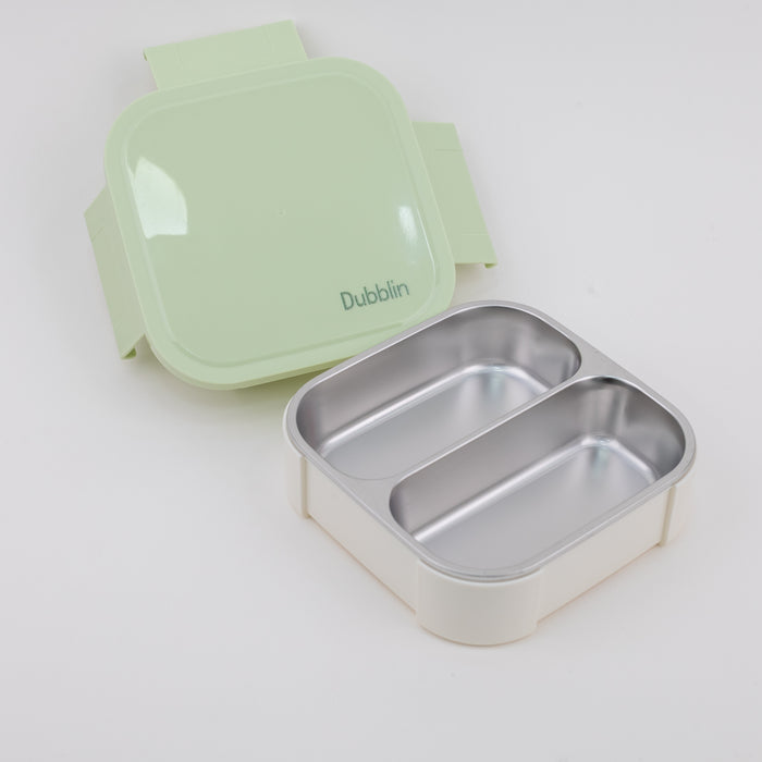 Dubblin - Square Insulated Lunch Box (Green)