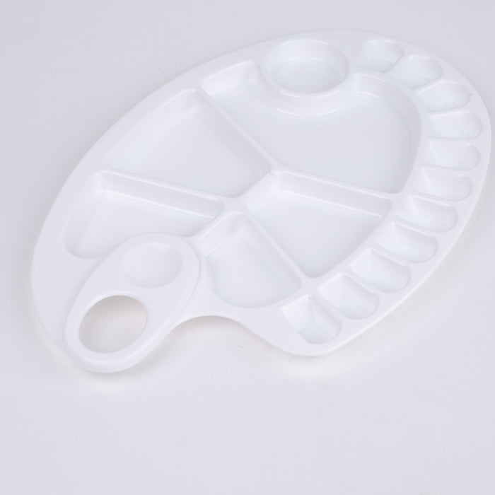 Artists Plastic Color Palette Tray (F0046S) - White