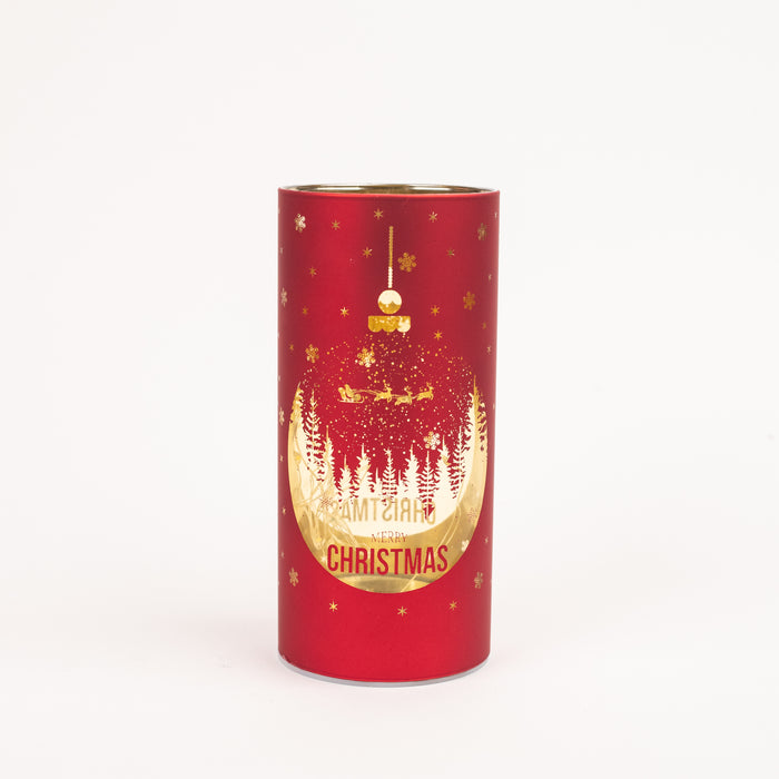 Christmas Glass Cylinder Lamp