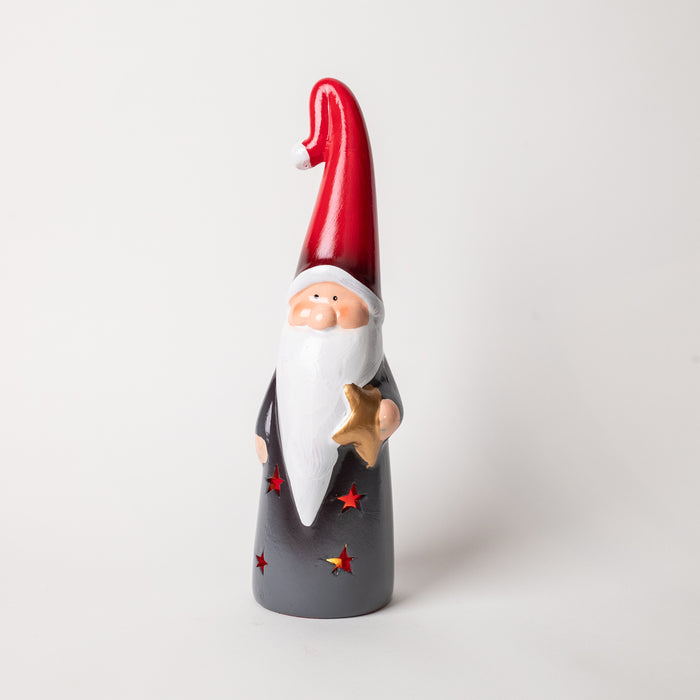 Ceramic Santa Claus Statue for Christmas Decor Showpiece