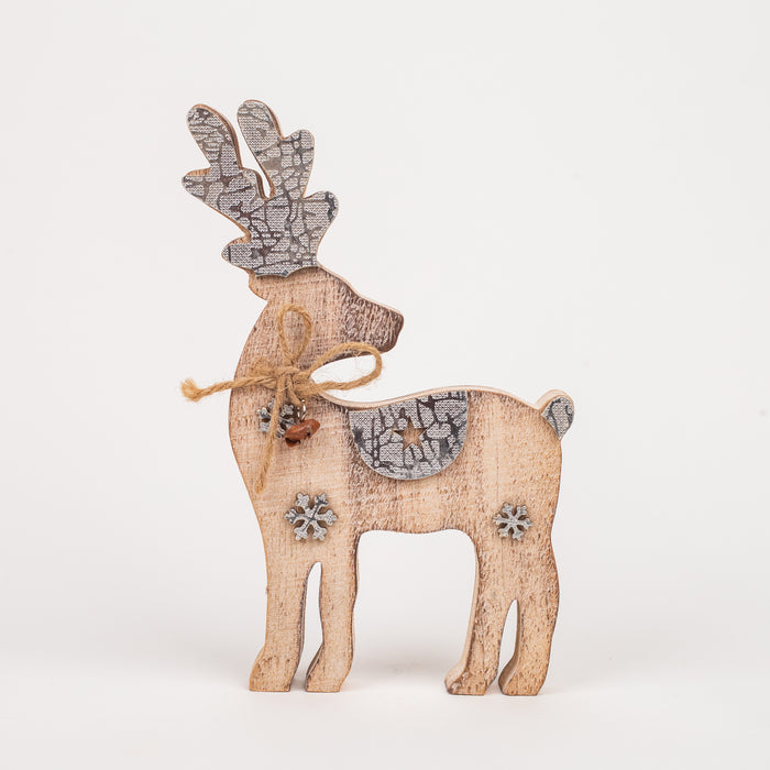 Christmas Decor Wooden Reindeer