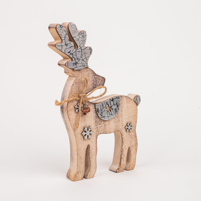 Christmas Decor Wooden Reindeer