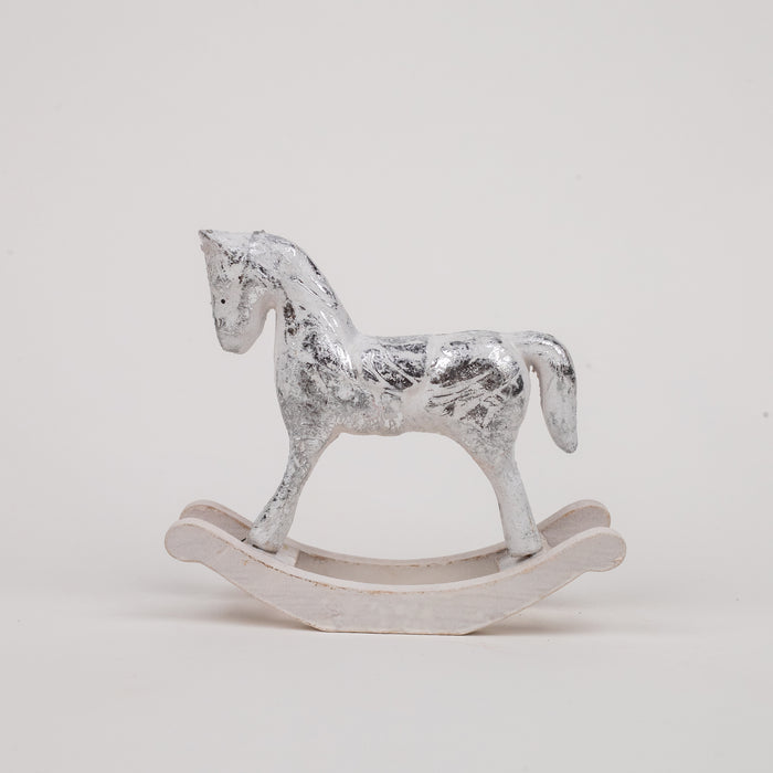 Christmas Tabletop Rocking Horse Figurine