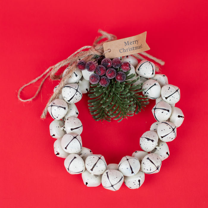 Christmas Bell Wreath Garland Hanging Pendant