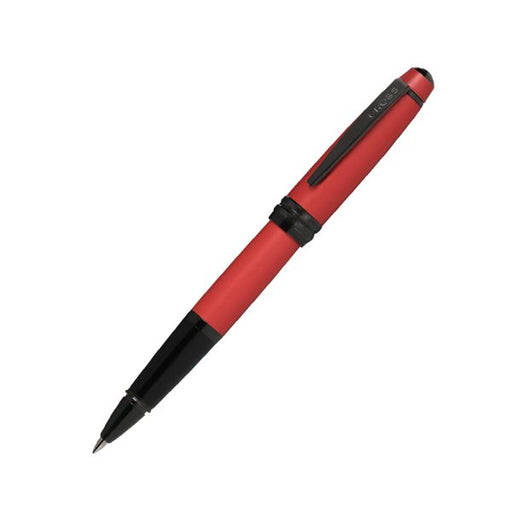 cross-bailey-AT0455-21-matte-red-lacquer-rollerball-pen-open-view