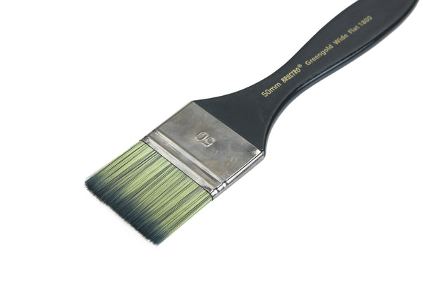 Brustro Artists Greengold Acrylic Brush Wide Flat Series 1800 (50MM)