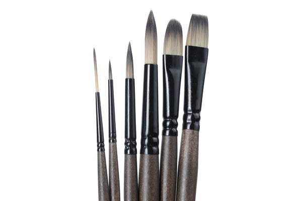 Brustro AquaStrokes Artist Brushes Set of 6