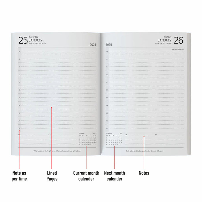 anupam-exec-2025-diary-raw-elegance-with-functional-design-80 GSM-page-view