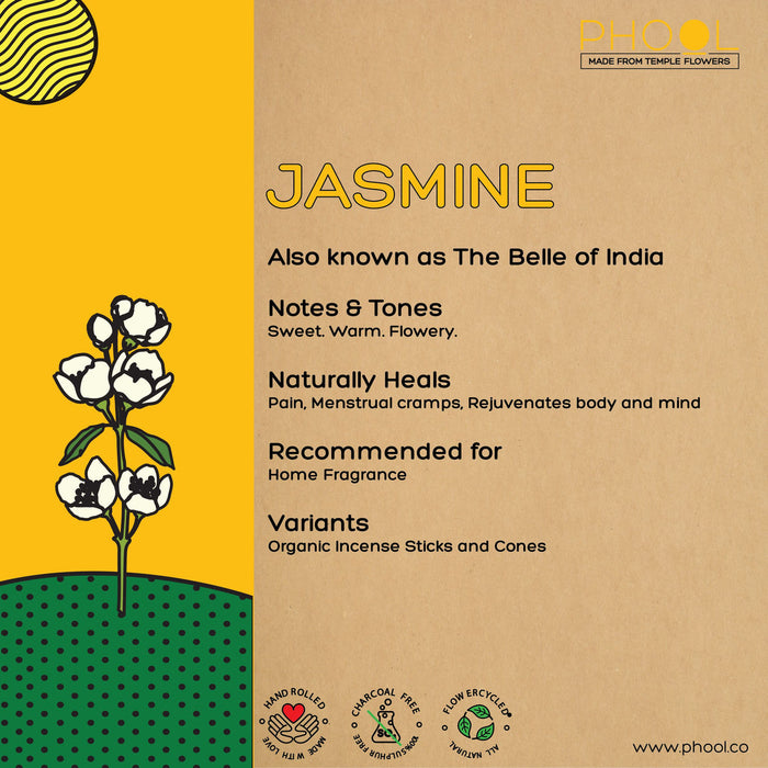 PHOOL - Natural Incense Sticks - Jasmine