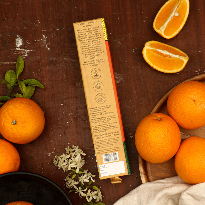 PHOOL - Natural Incense Sticks - Orange