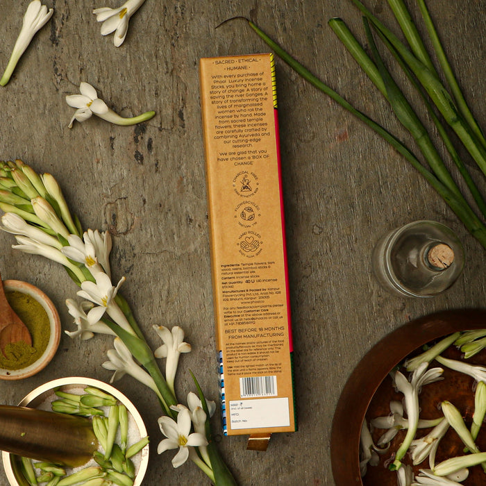 PHOOL - Natural Incense Sticks - Tuberose