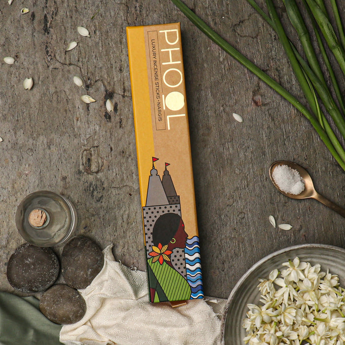 PHOOL - Natural Incense Sticks - Nargis