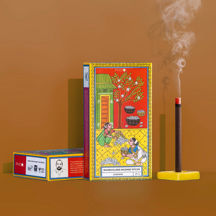 PHOOL - Bambooless Incense Sticks - Jasmine (27U)