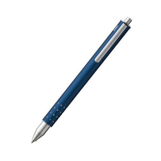 lamy-334-swift-rollerball-pen --imperial-blue-(M)-front-view