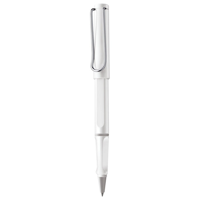 lamy-safari-rollerball-pen-(M)- white-open-view