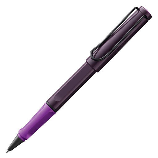 lamy-3D8-safari-rollerball-pen- (M)-violet-blackberry-front-view