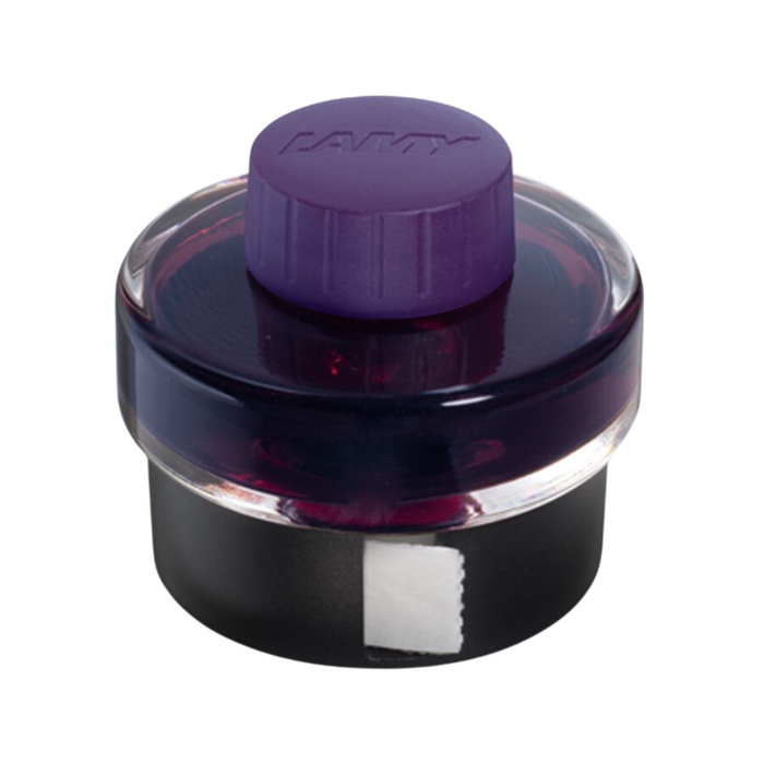 lamy-T52-ink-bottle-50ml-dark-lilac-front-view