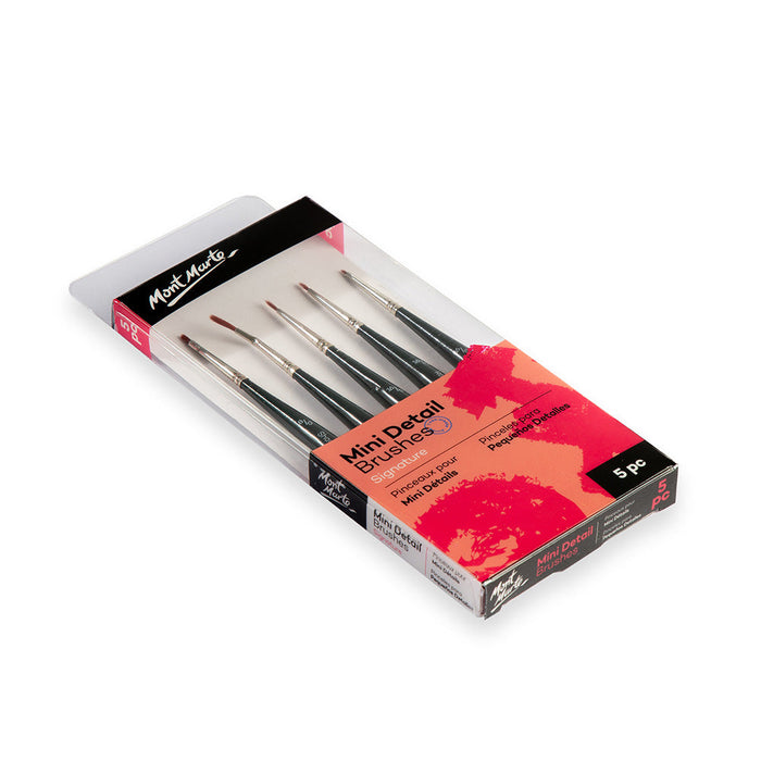 Mont Marte - Signature Mini Detail Brushes (Set of 5)