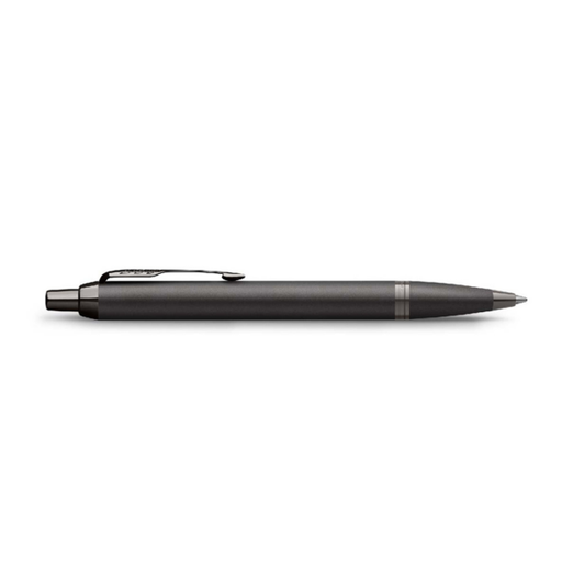 parker-IM-professional-monochrome-titanium-trim-ballpoint-pen-side-view