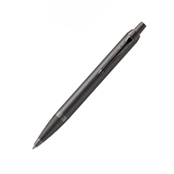 parker-IM-professional-monochrome-titanium-trim-ballpoint-pen-front-view