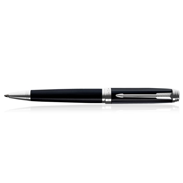 Parker Ambient Lacque Black Chrome Trim Ballpoint Pen