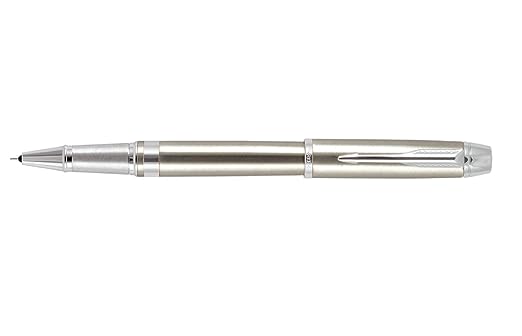 Parker Odyssey Brushed Metal Chrome Trim Rollerball Pen — Mango