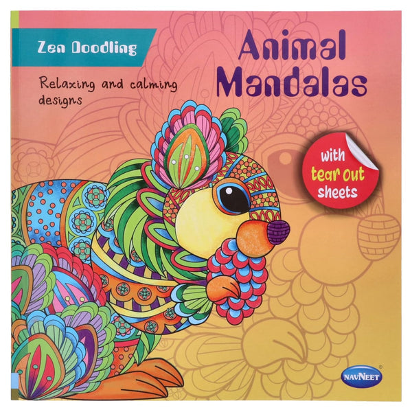 Navneet Zen Doodling - Animal Mandalas Colouring Book