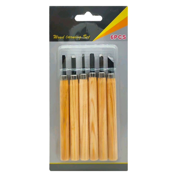 Wood Carving Set of 6