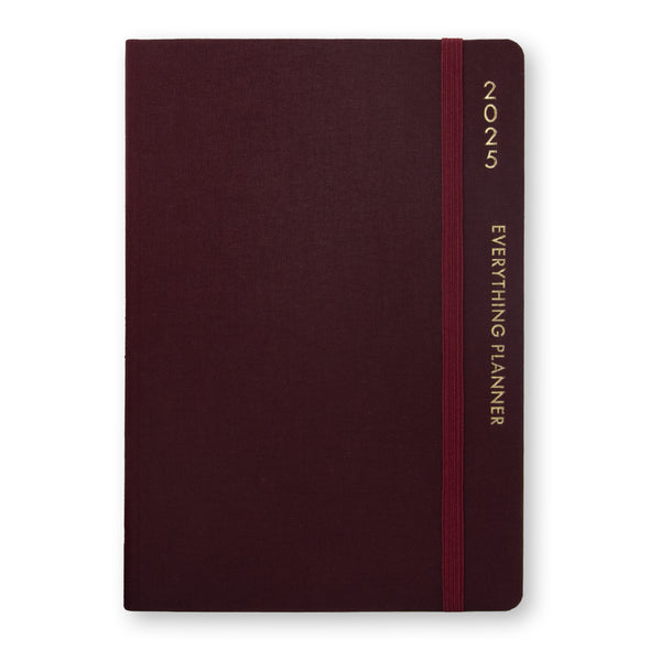 Comma Everything Planner 2025 - Maroon