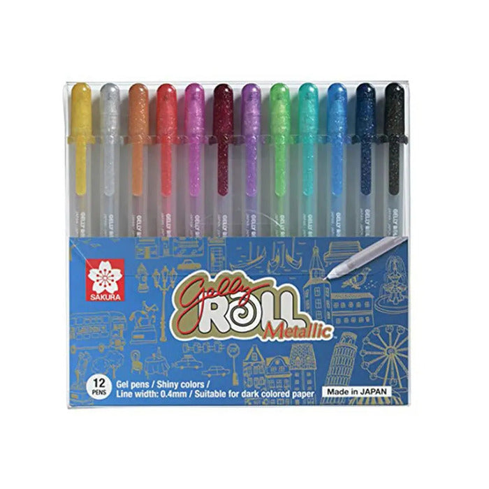 Sakura Gelly Roll Metallic Pens Set of 12