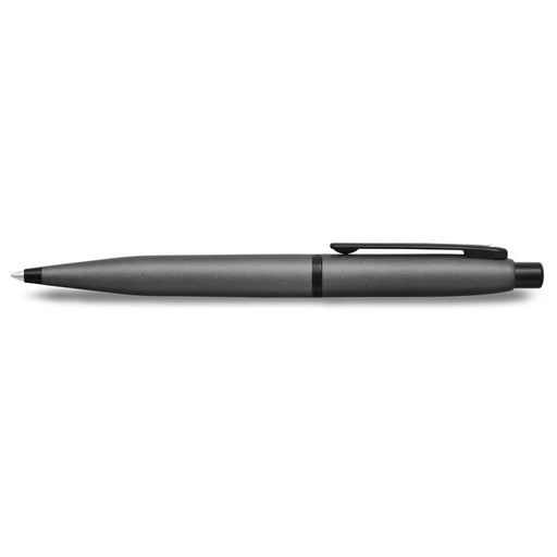 sheaffer-vfm-9424-matte-gray-ballpoint-pen-with-matte-black-trim-side-view