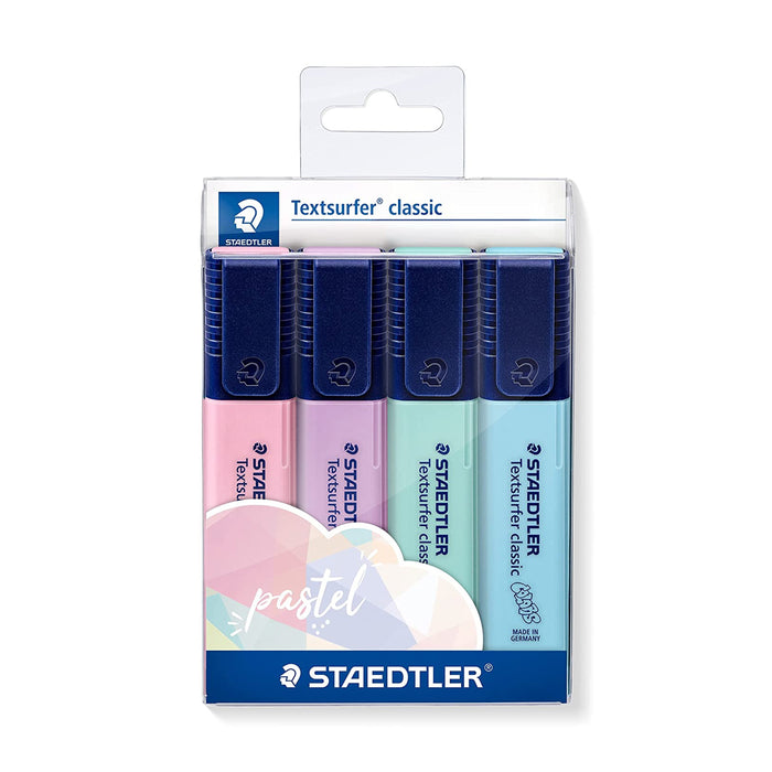 Staedtler Classic Highlighters Pastel Colors Set Of 4