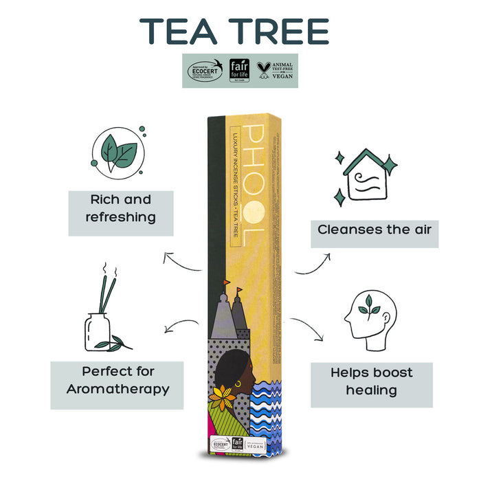 PHOOL - Natural Incense Sticks - Tea Tree