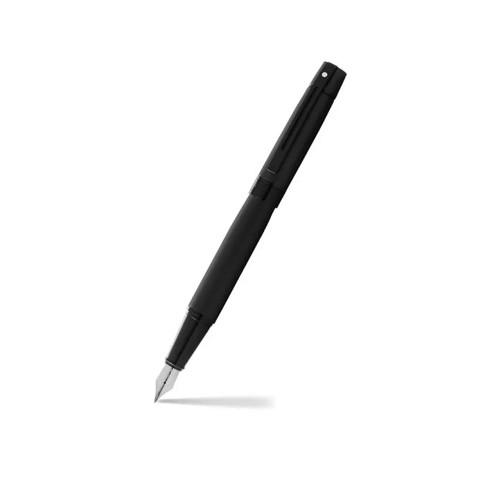 sheaffer-9343-300-fountain-pen-matte-black-with-black-trim-open-view