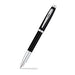 sheaffer-9317-100-fountain-pen-matte-black-with-chrome-plated-trim-open-view