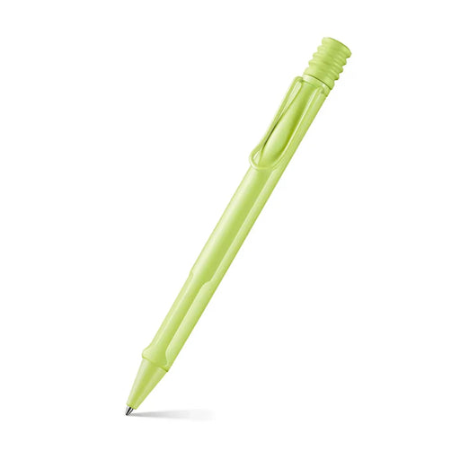 lamy-2D0-safari-ballpoint-pen-spring-green-front-view