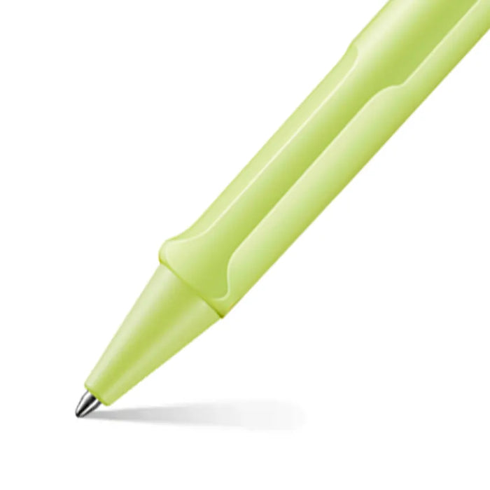 lamy-2D0-safari-ballpoint-pen-spring-green-nib-view