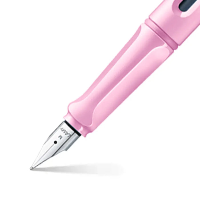 lamy-0D2-safari-fountain-pen-(Medium)-light-rose-nib-view